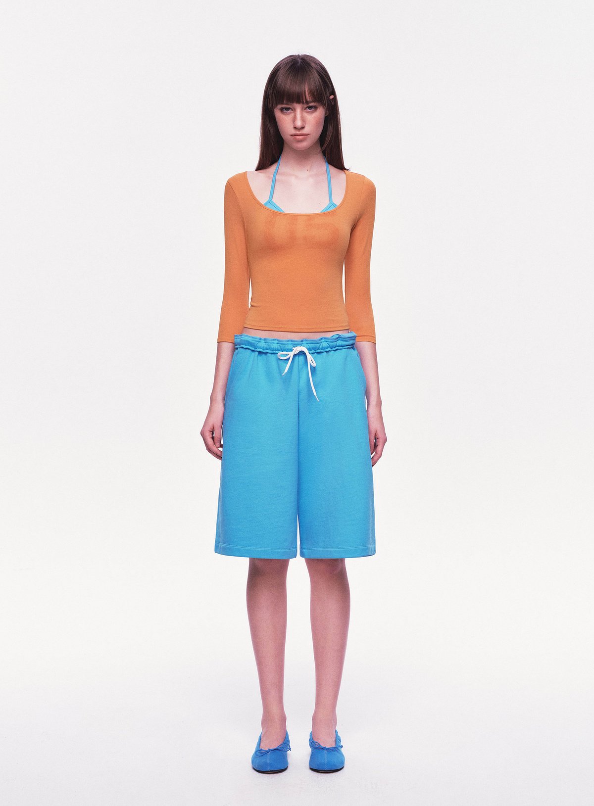 Sunset Scoop Neck Top