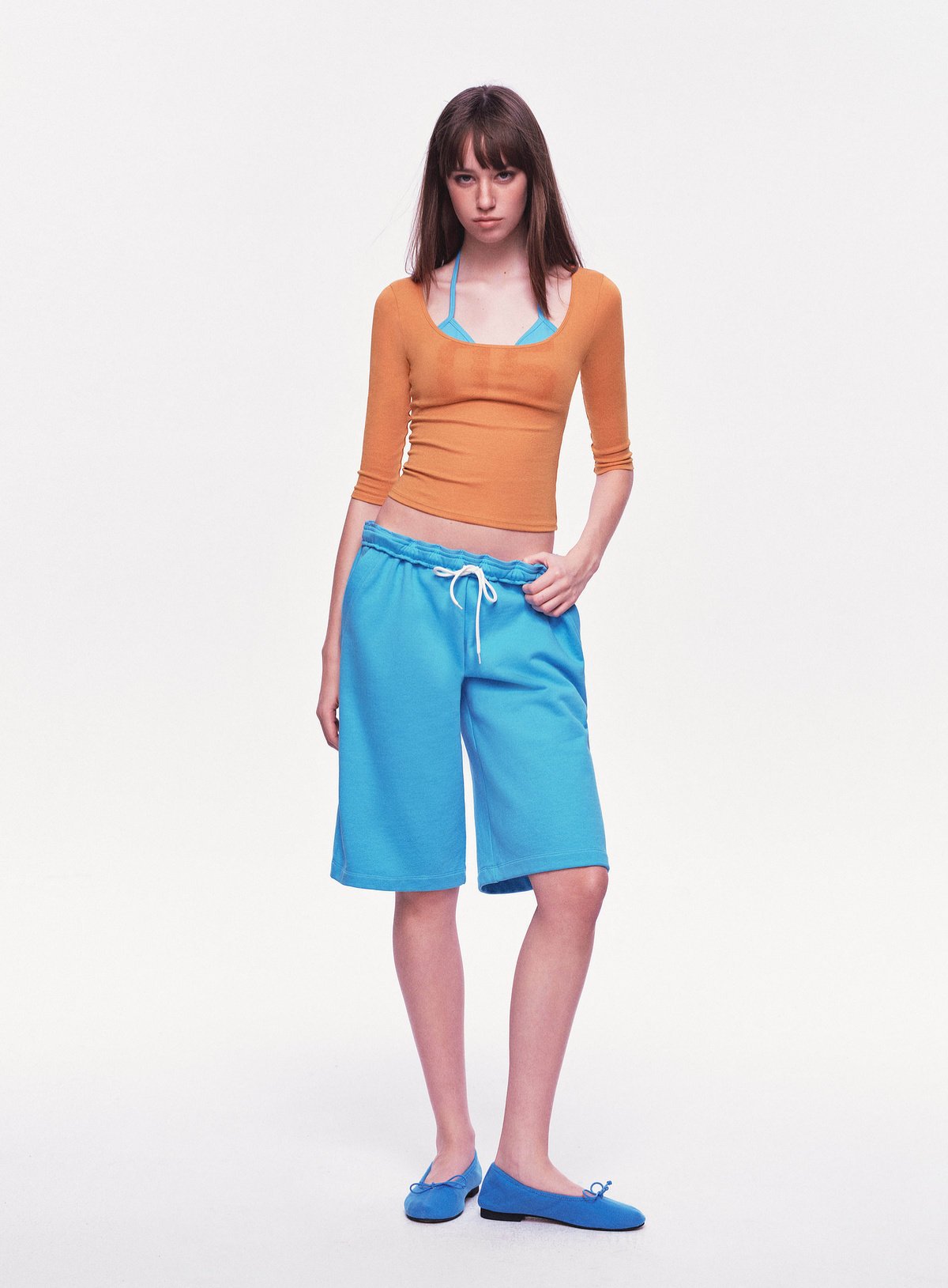 Sunset Scoop Neck Top