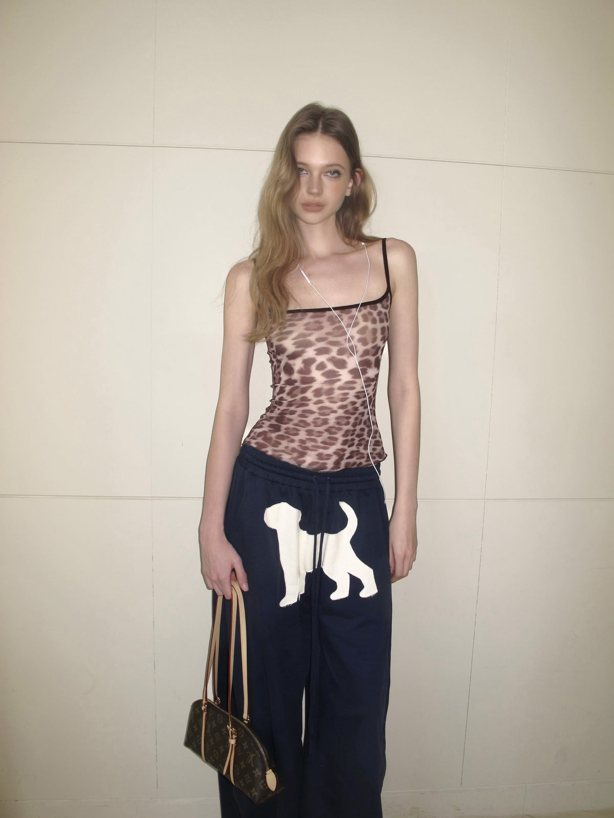 Leopard Sheer Sleek Top