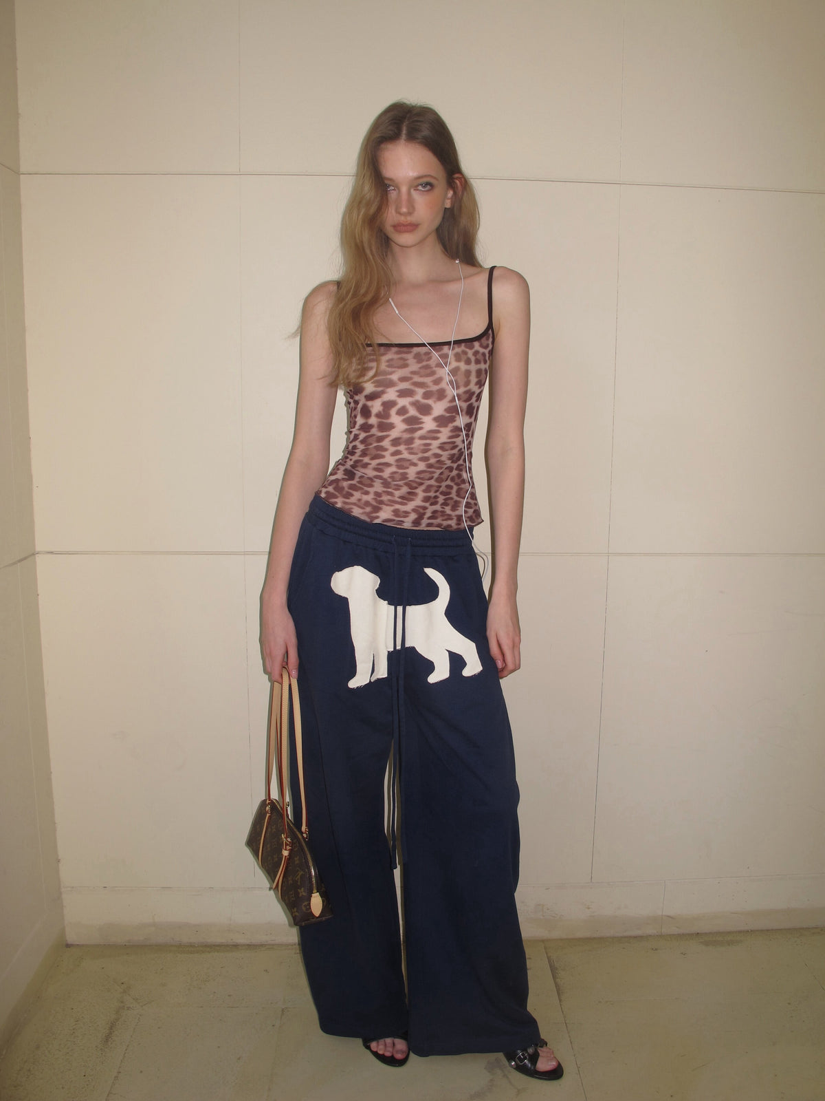 Leopard Sheer Sleek Top