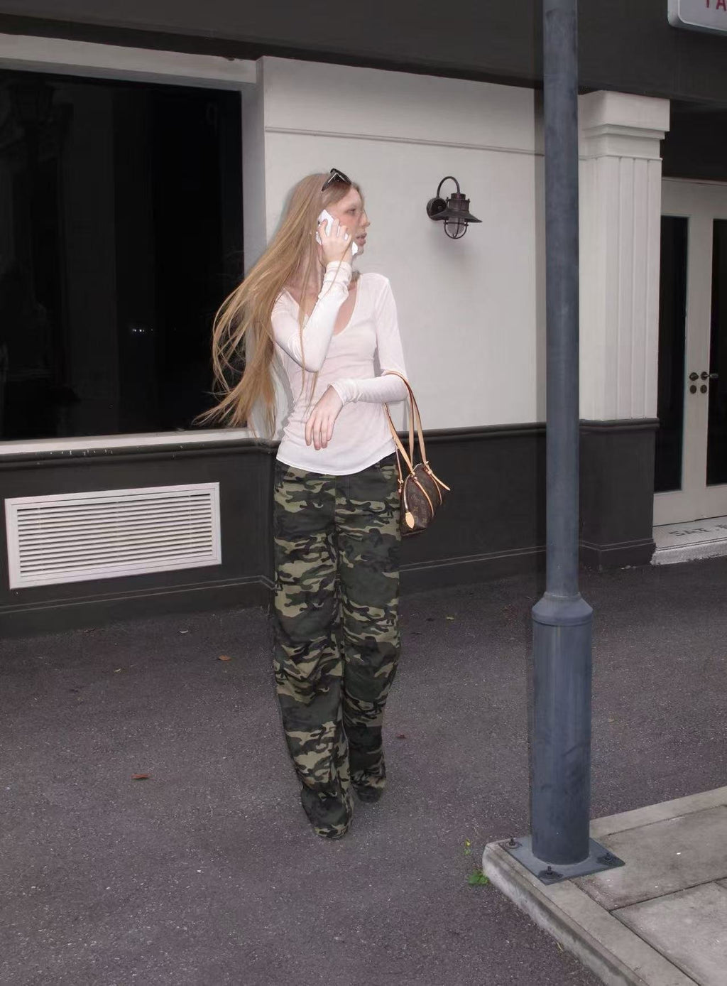 Echo Camo Wide Pants