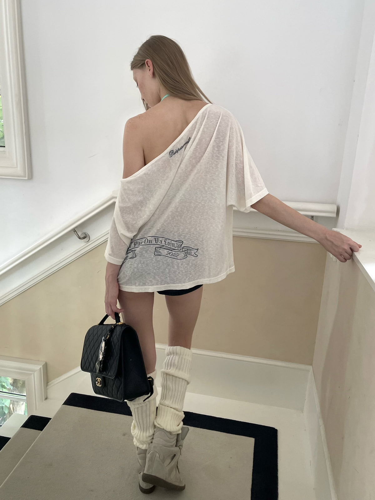 Ethereal Sheer Print Top
