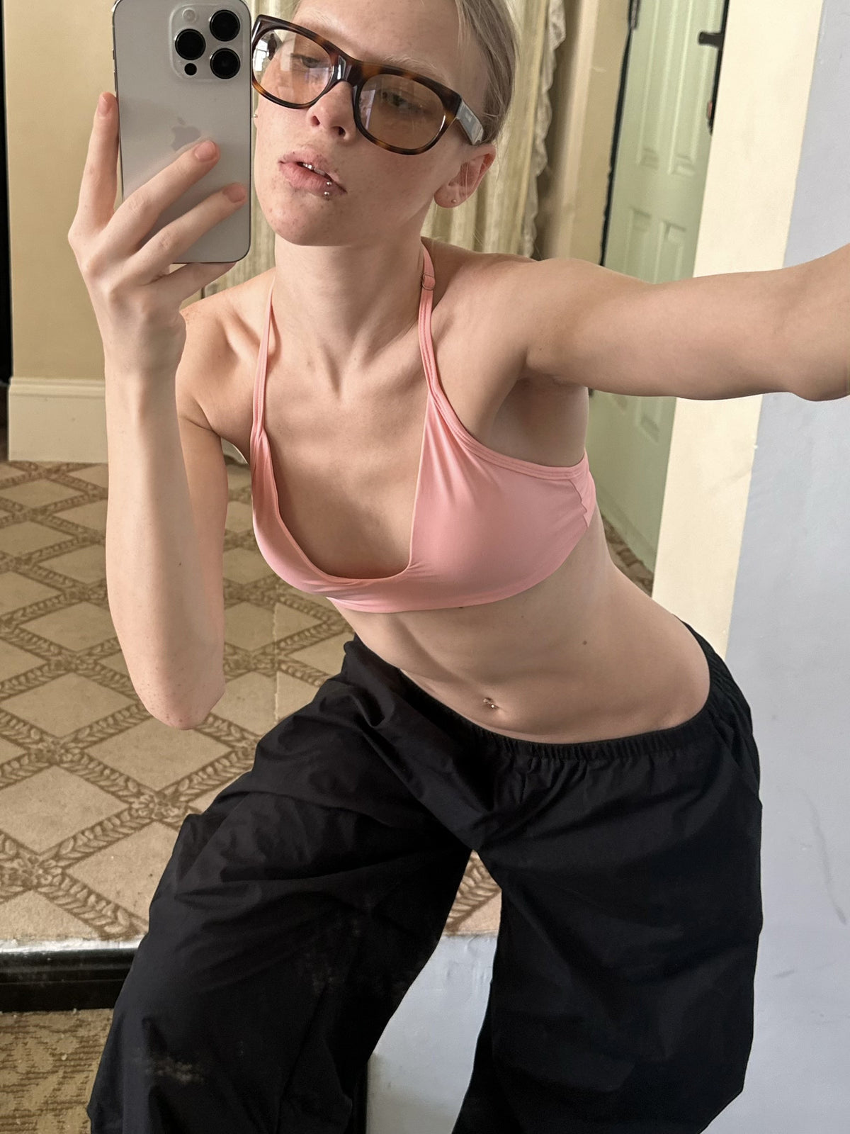 V-Neck Halter Top (3color)