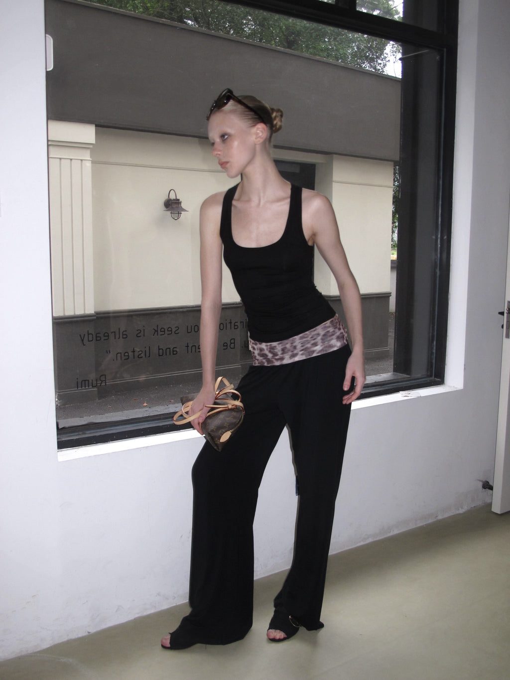 Leopard Relaxed Wide Pants