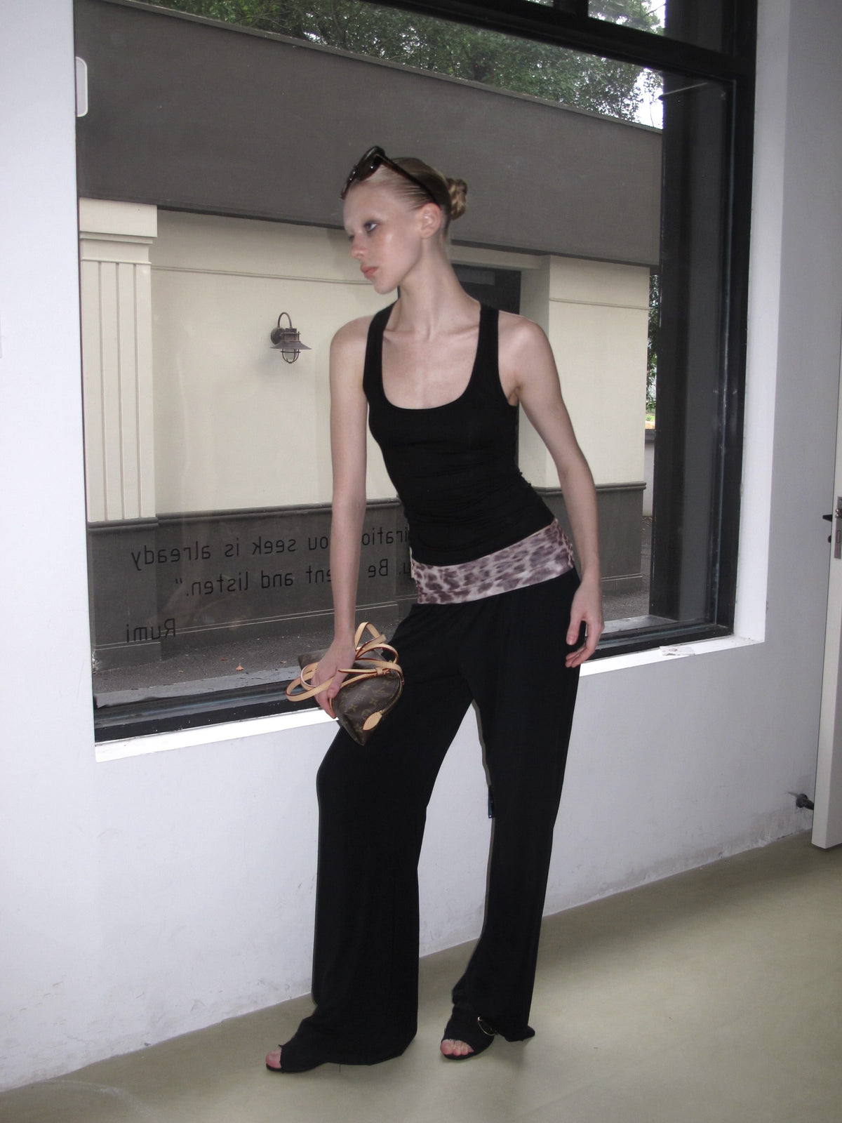 Leopard Relaxed Wide Pants
