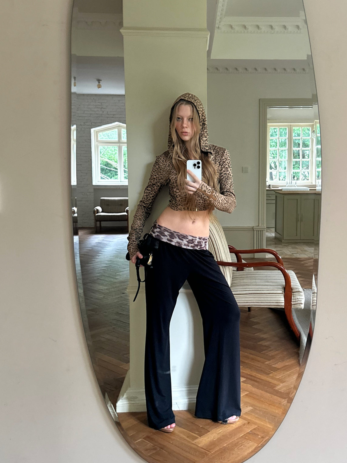 Leopard Relaxed Wide Pants
