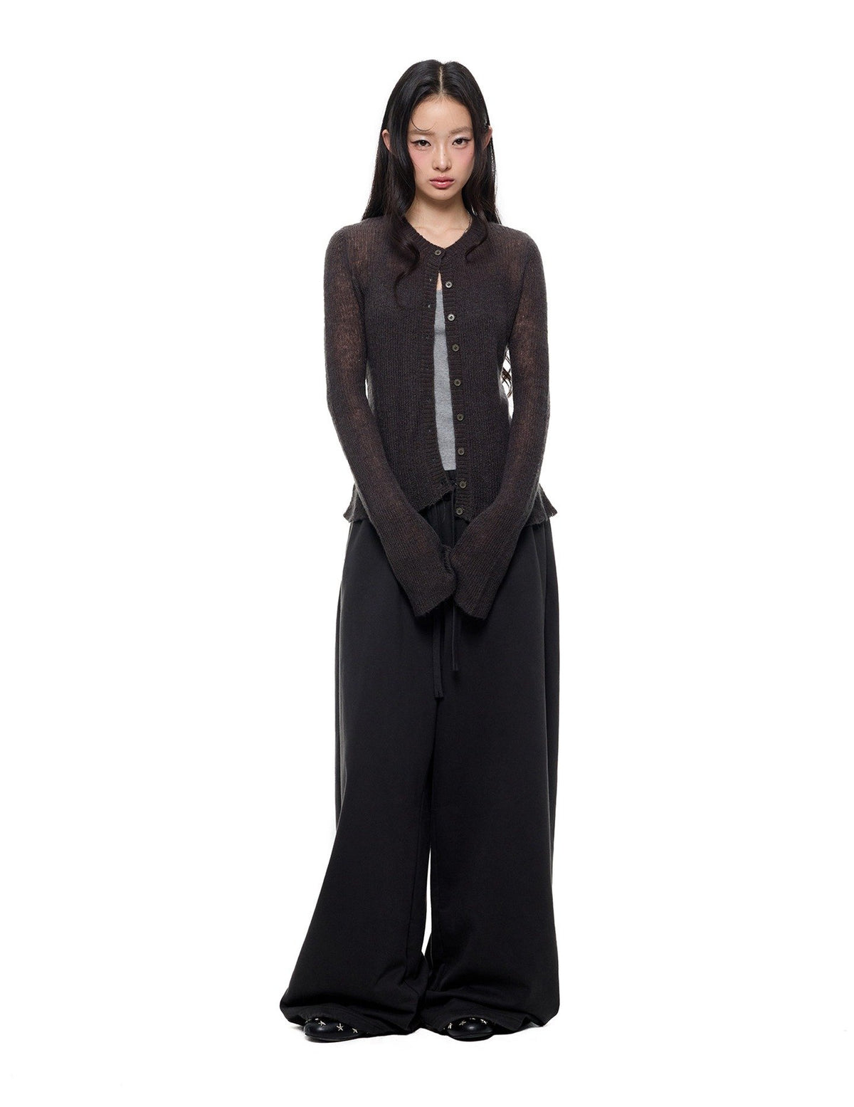 Soft Knit Mohair Cardigan (4color)