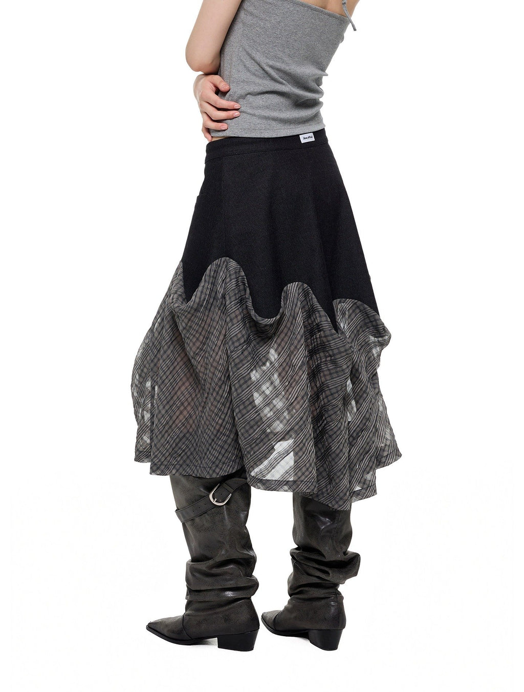 Patchwork Wave Skirt