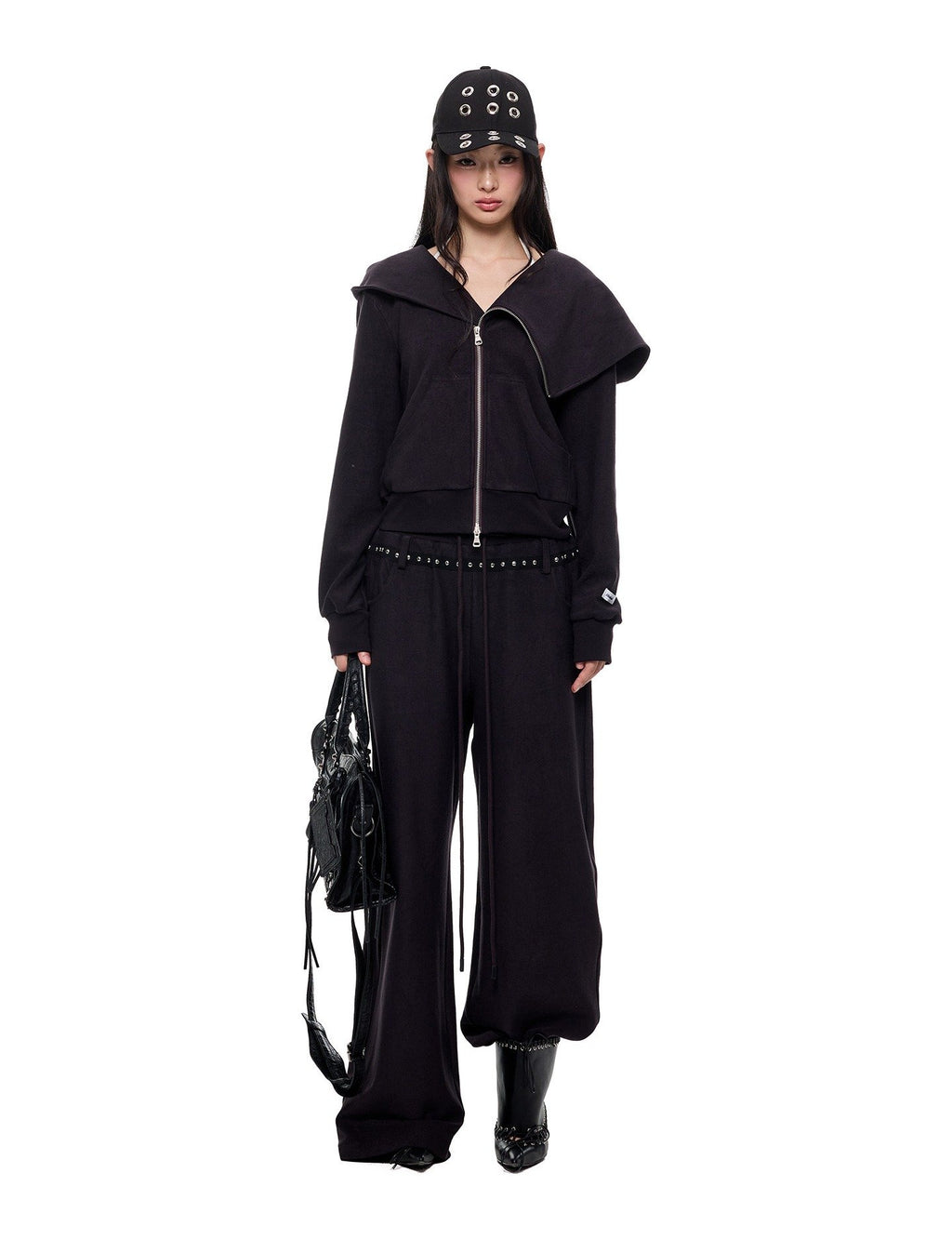 Washed Drape Hoodie & Pants (3color)