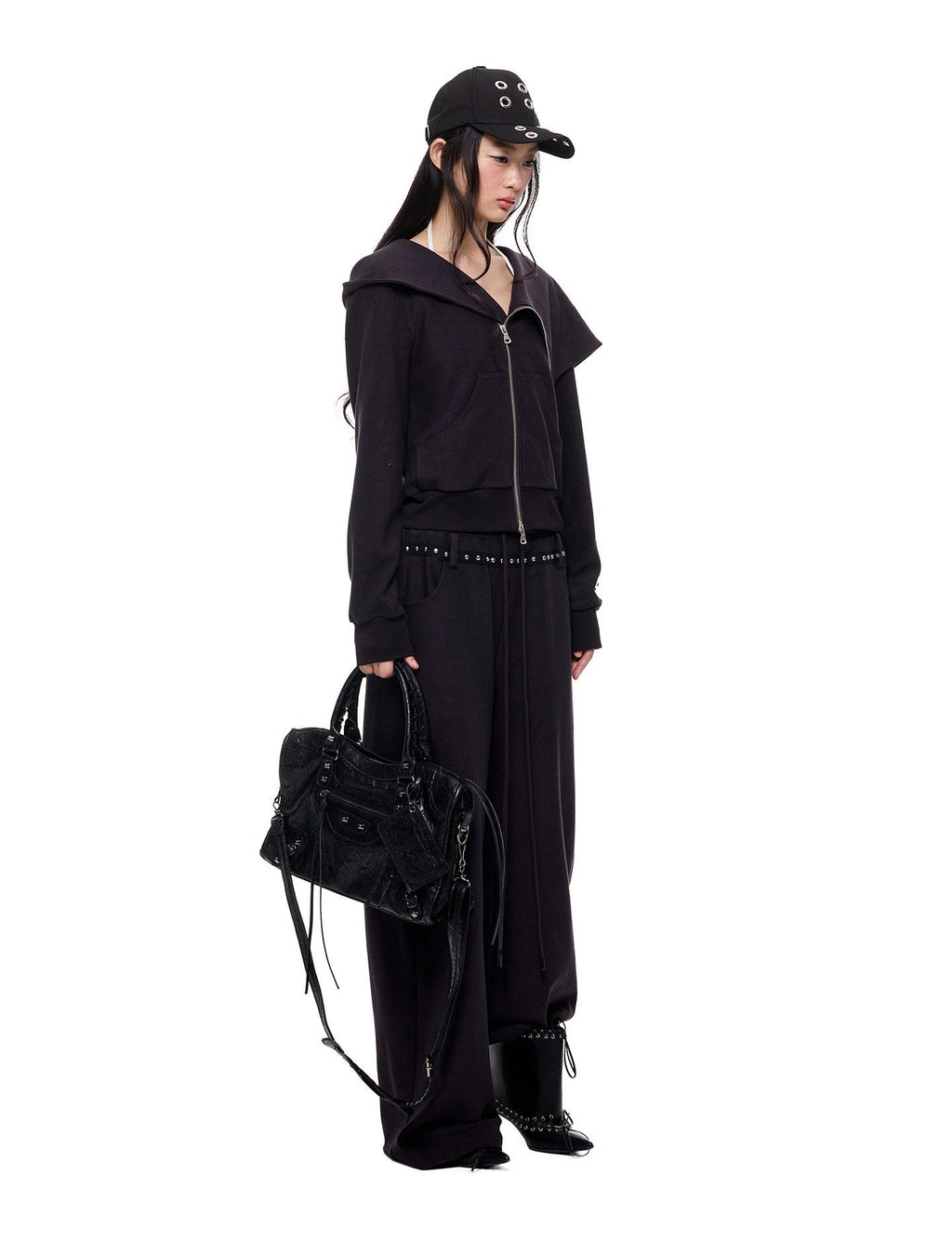 Washed Drape Hoodie & Pants (3color)