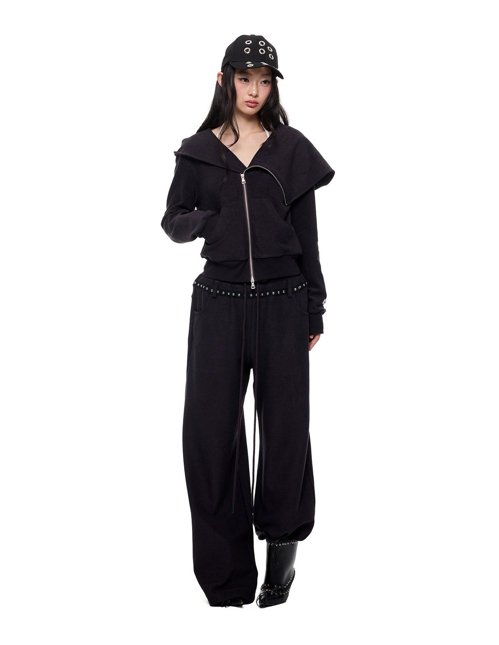 Washed Drape Hoodie & Pants (3color)