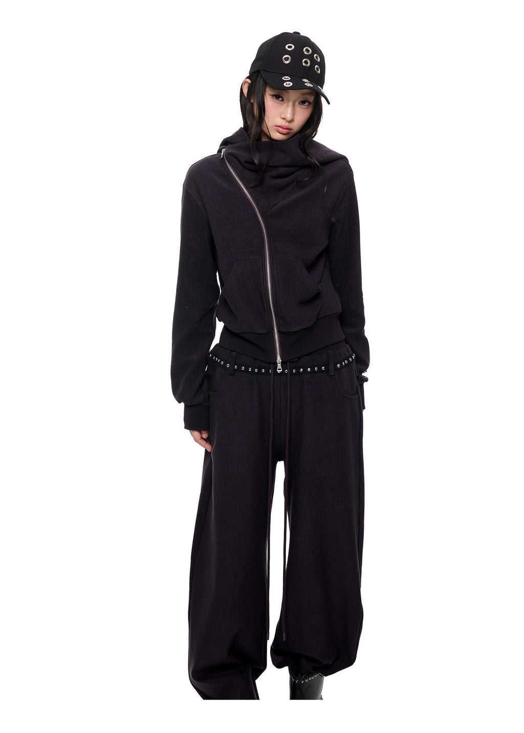 Washed Drape Hoodie & Pants (3color)