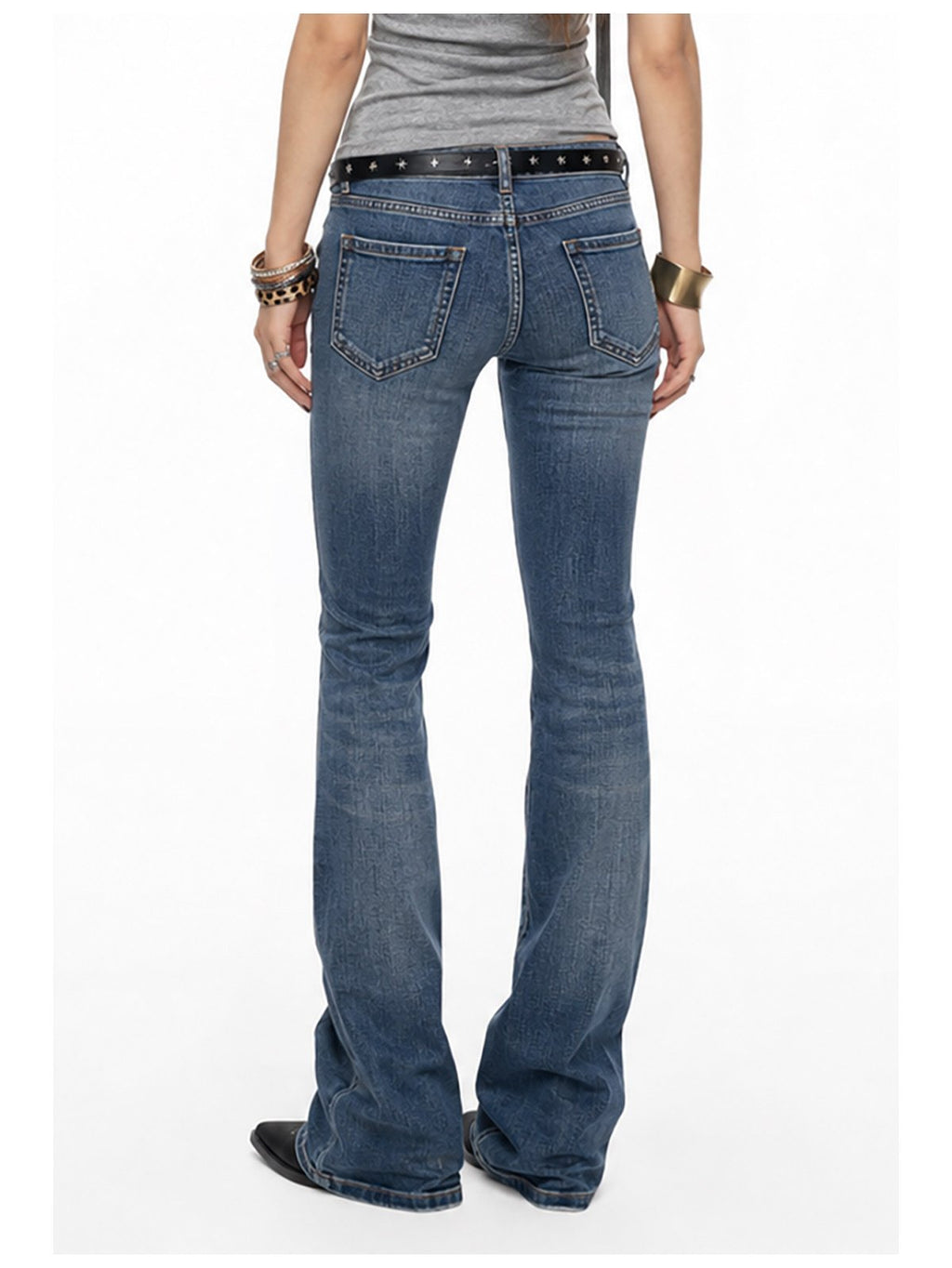 Gradient Flare Denim Pants (2color)