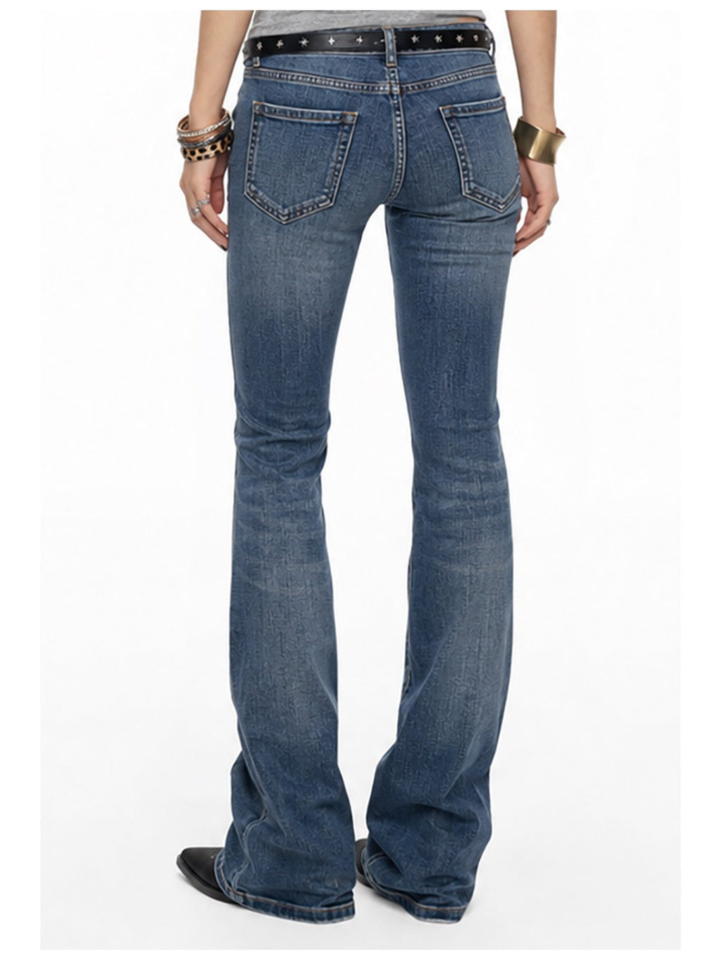 Gradient Flare Denim Pants (2color)