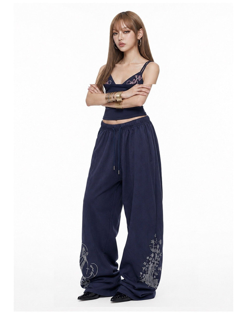 Crystal Wave Wide Pants