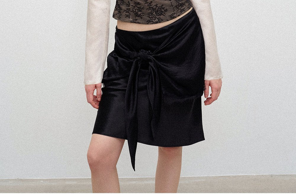 Acetate Lace V-Neck Blouse