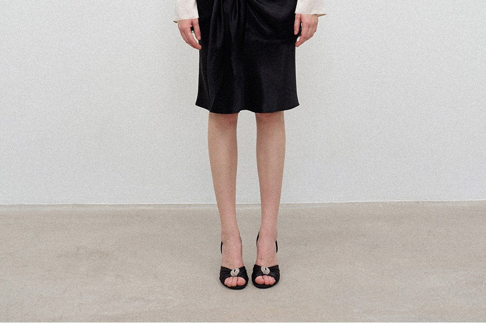 Acetate Lace V-Neck Blouse