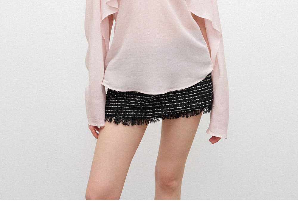 Blush Twist Drape Top