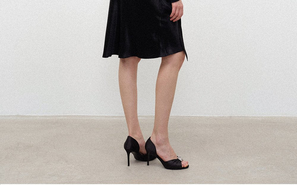 Acetate Wrap Mini Skirt