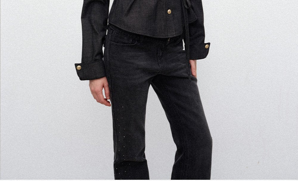 Metal Button Tailored Shirt