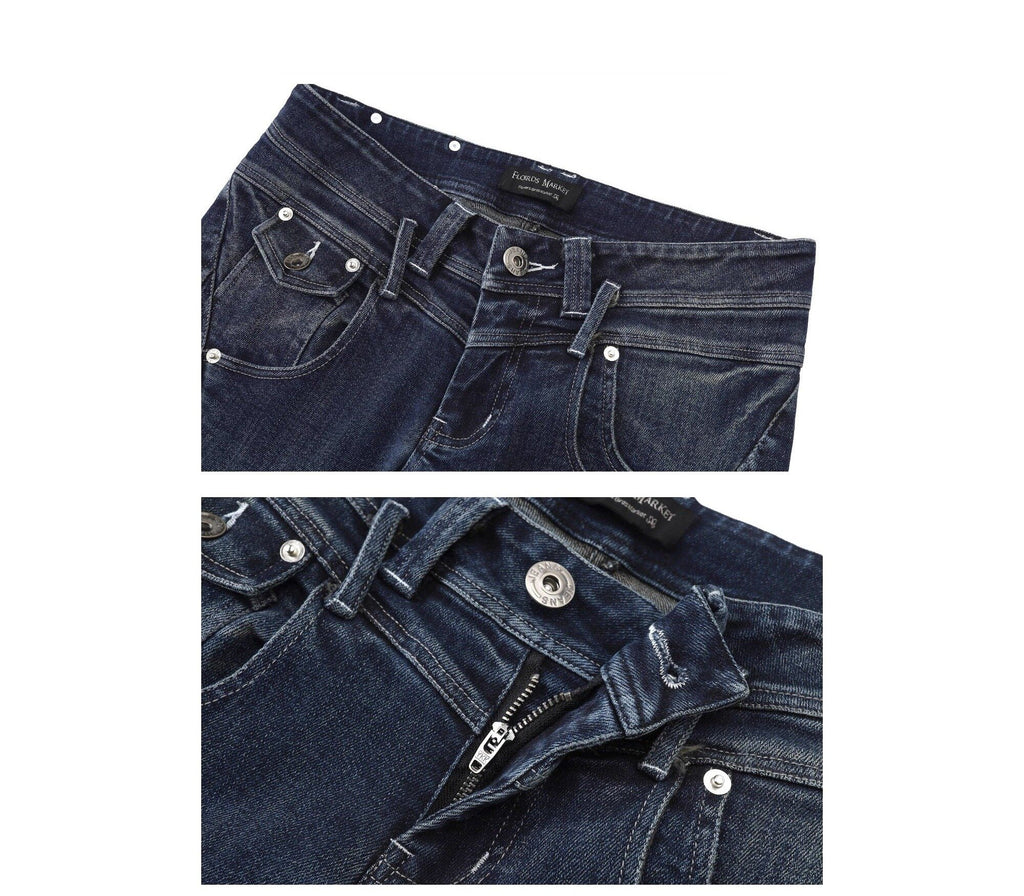 Fade Chain Denim Pants