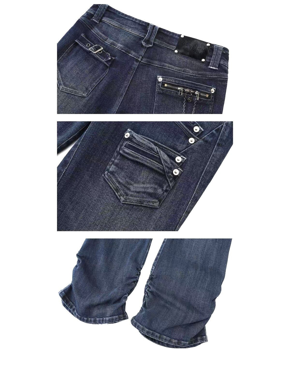 Fade Chain Denim Pants