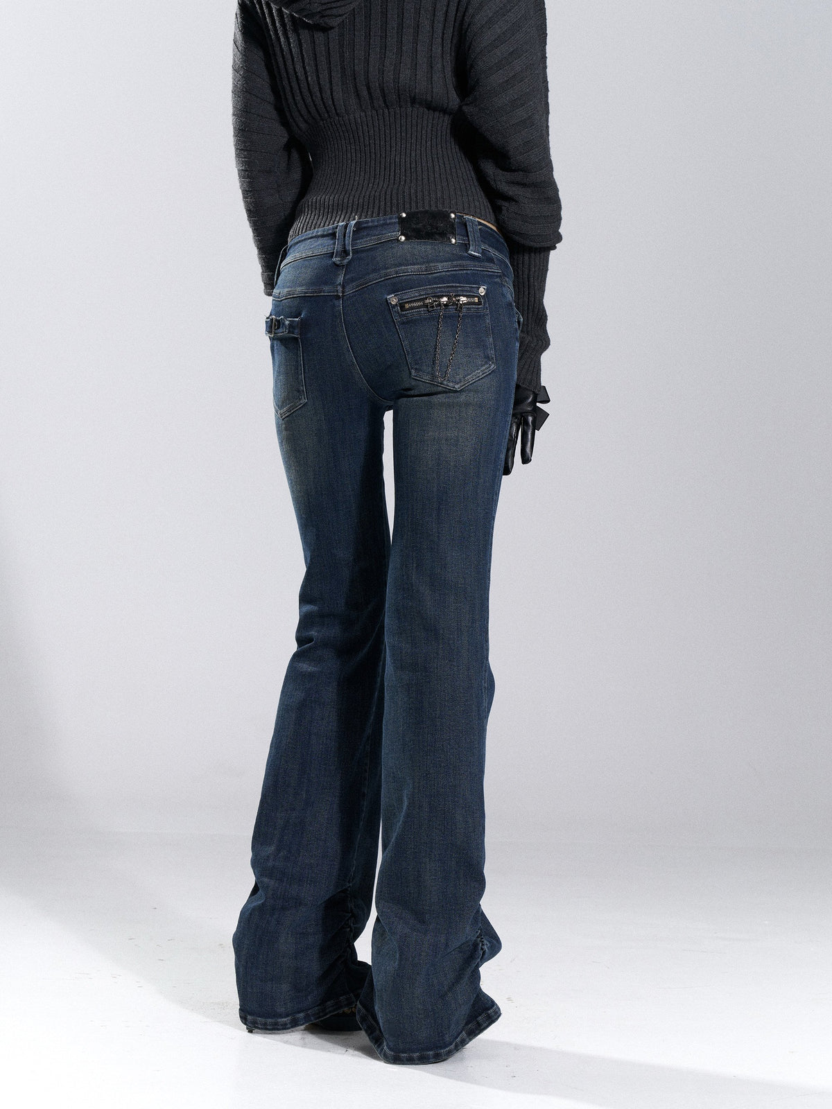 Fade Chain Denim Pants