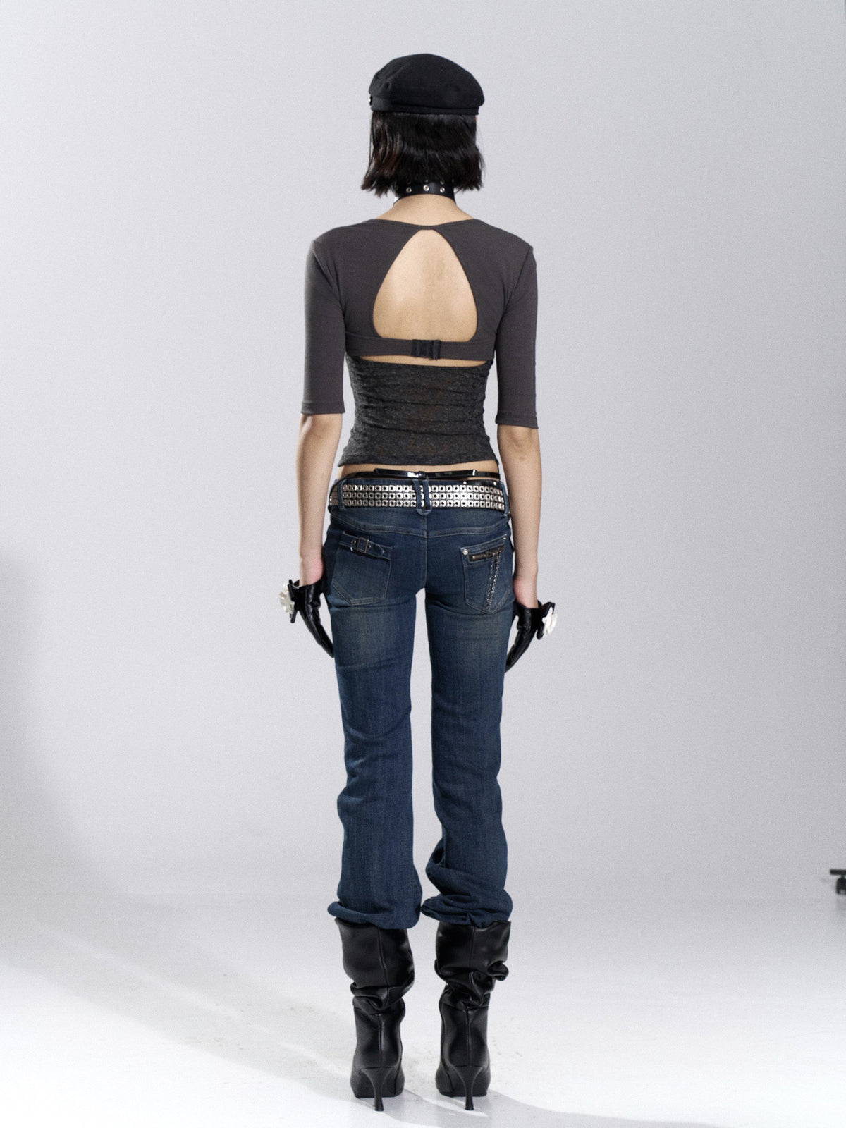 Fade Chain Denim Pants