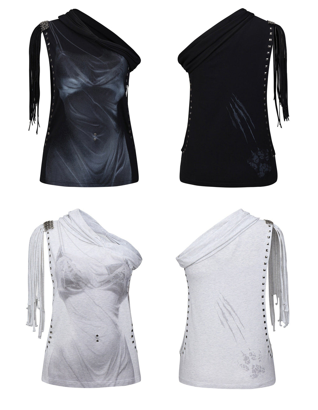 Tassel Stud Top (2color)