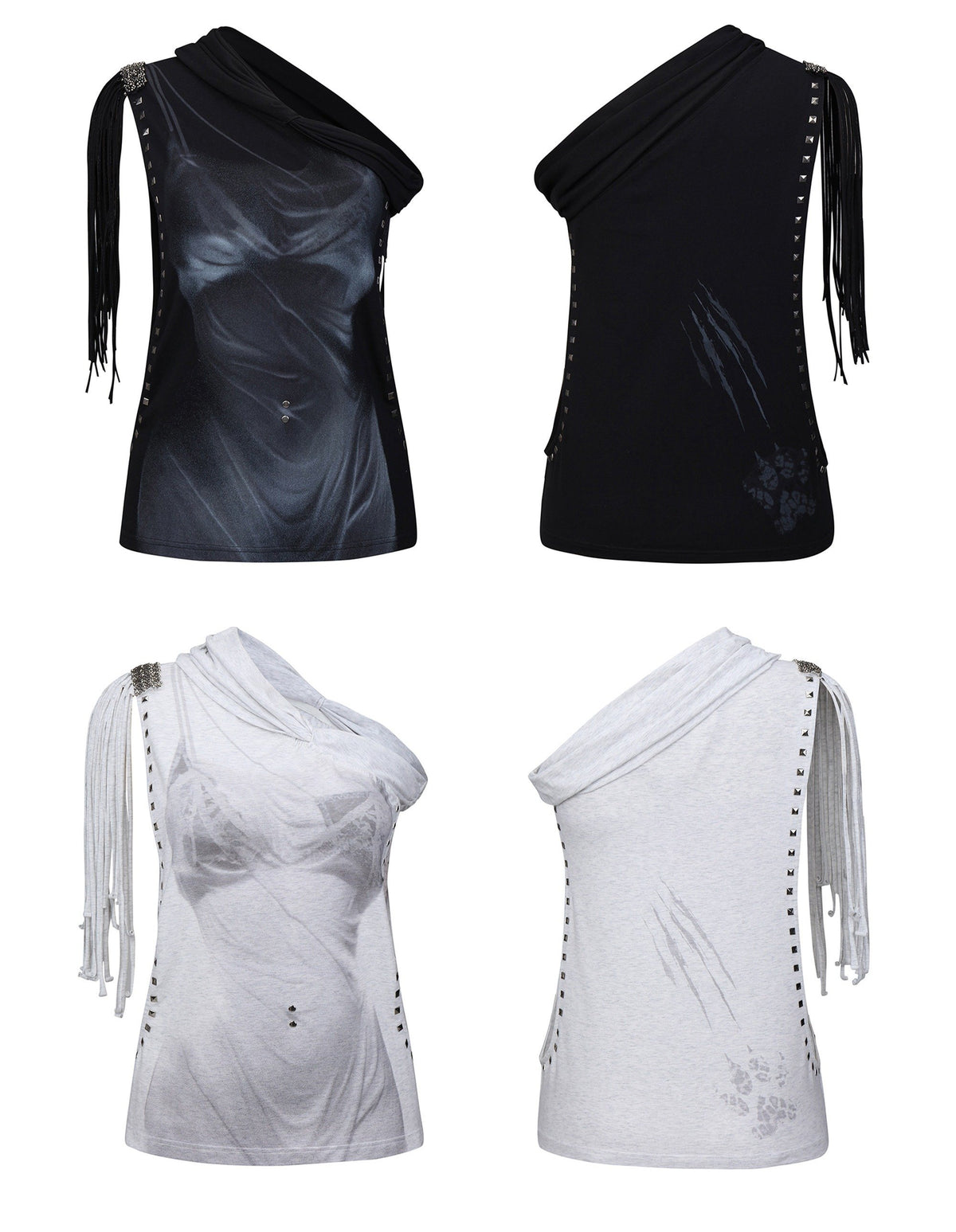 Tassel Stud Top (2color)