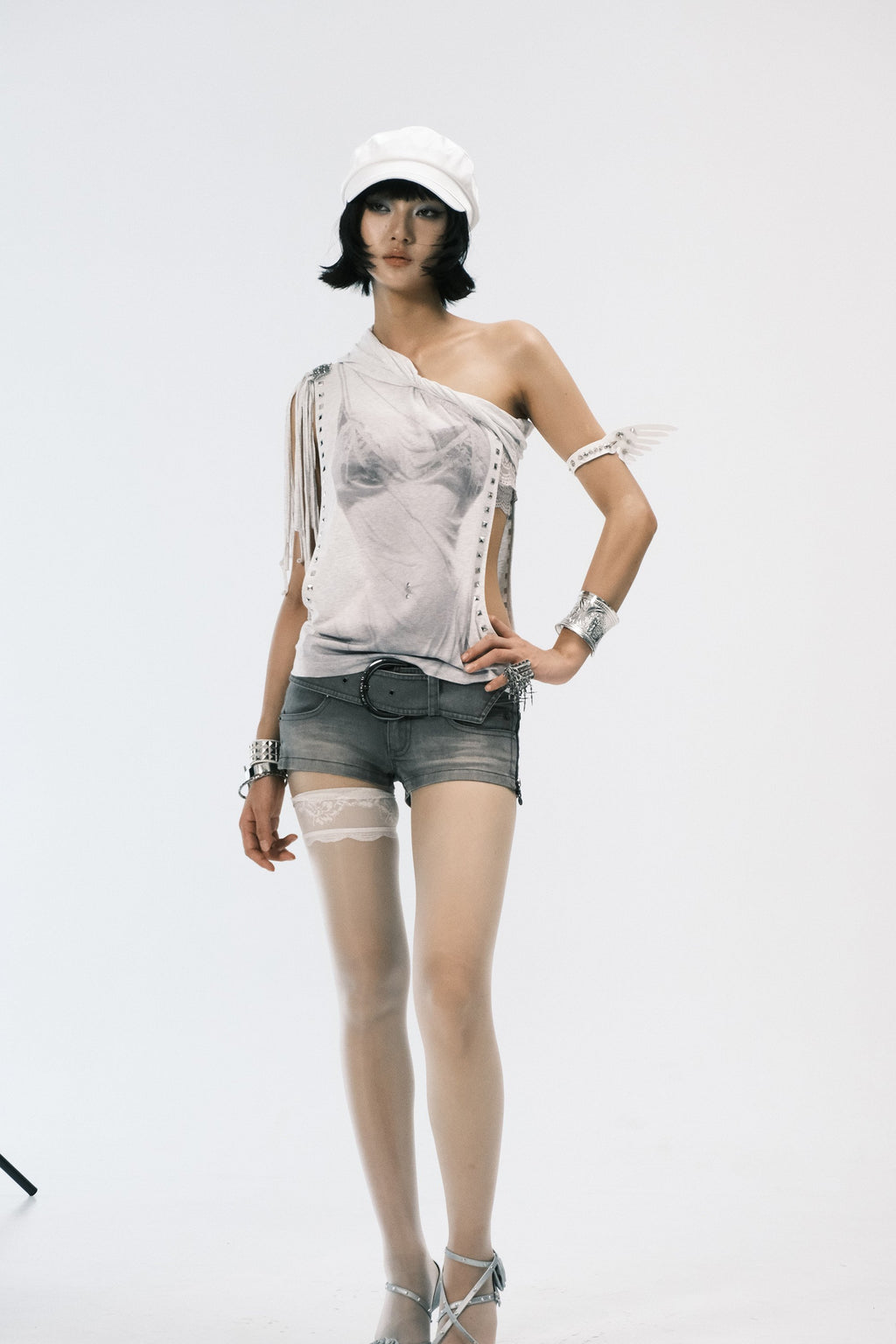 Tassel Stud Top (2color)