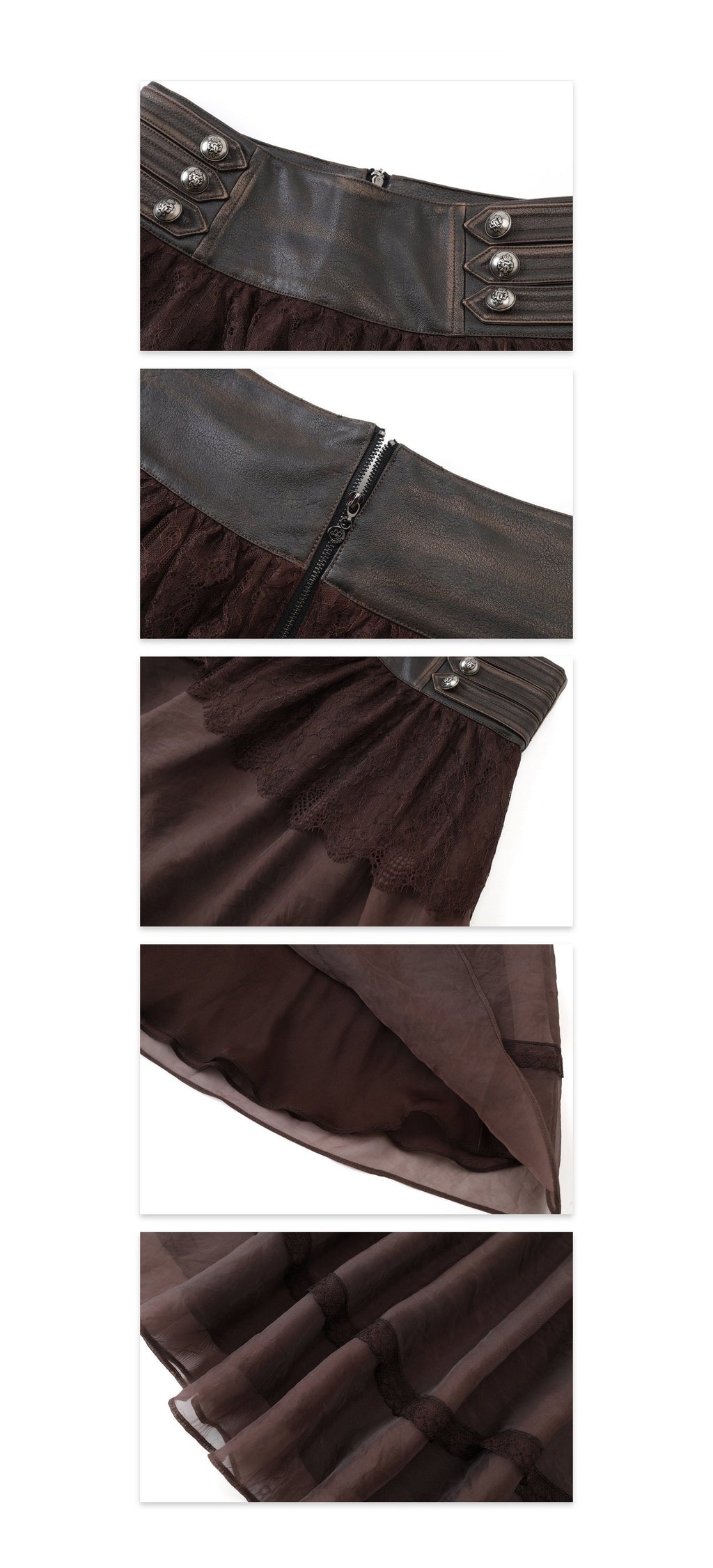 Nocturne Lace Panel Skirt