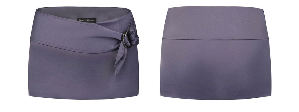 Dusk Ring Wrap Mini Skirt