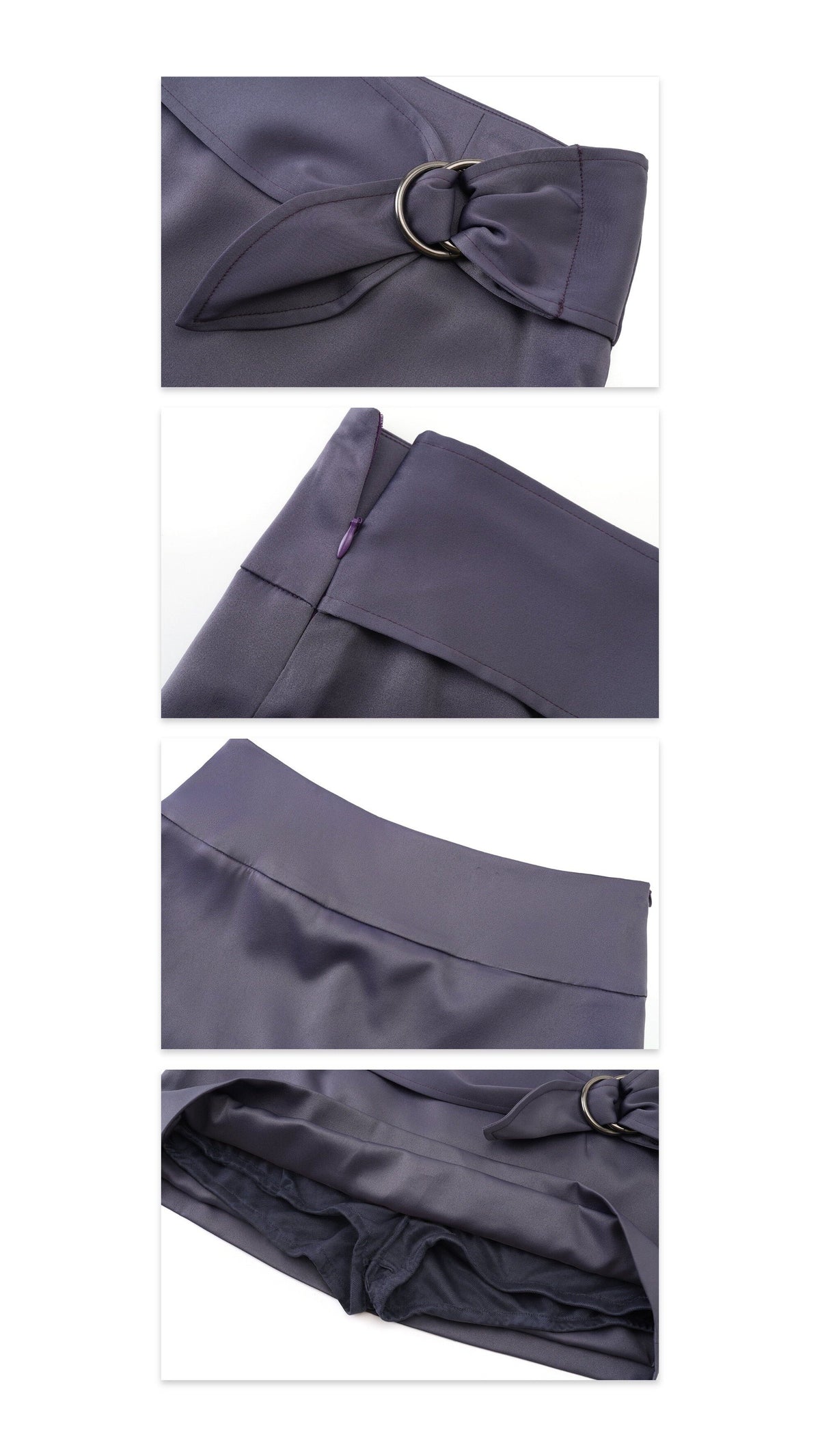 Dusk Ring Wrap Mini Skirt