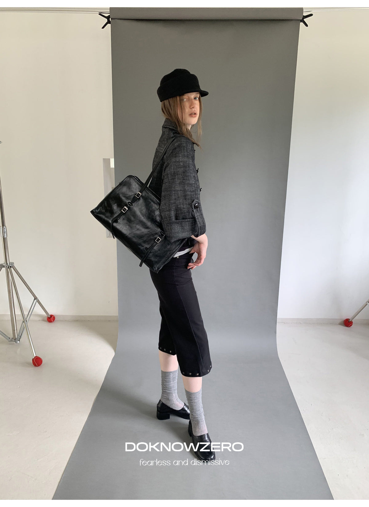 Structured Cuff Crop Jacket