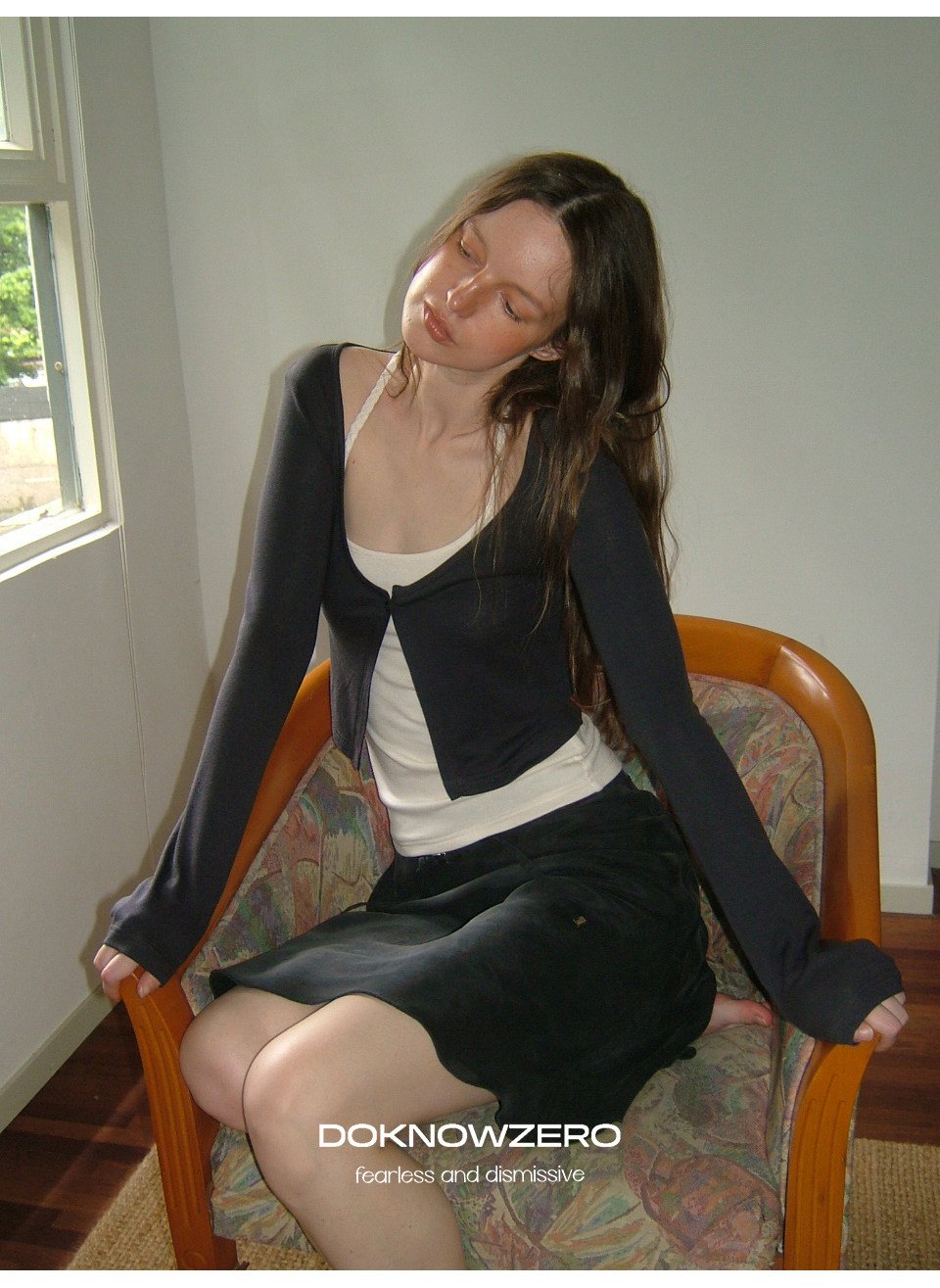 Twist Strap Layered Top Set (2color)