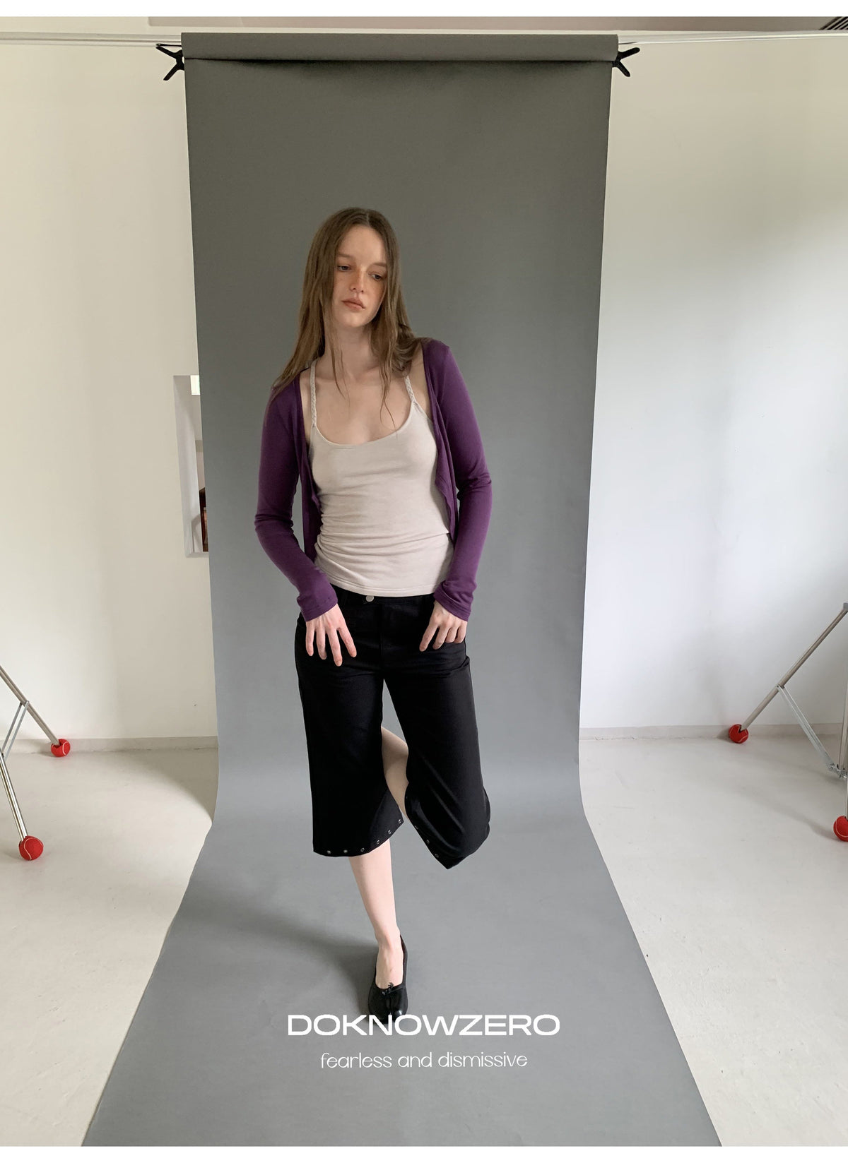 Twist Strap Layered Top Set (2color)