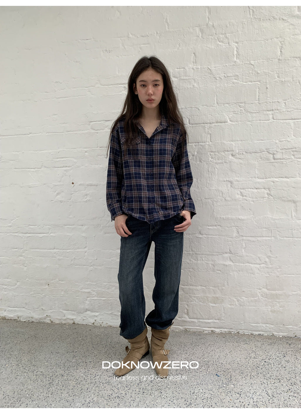 Deep Flare Denim Pants
