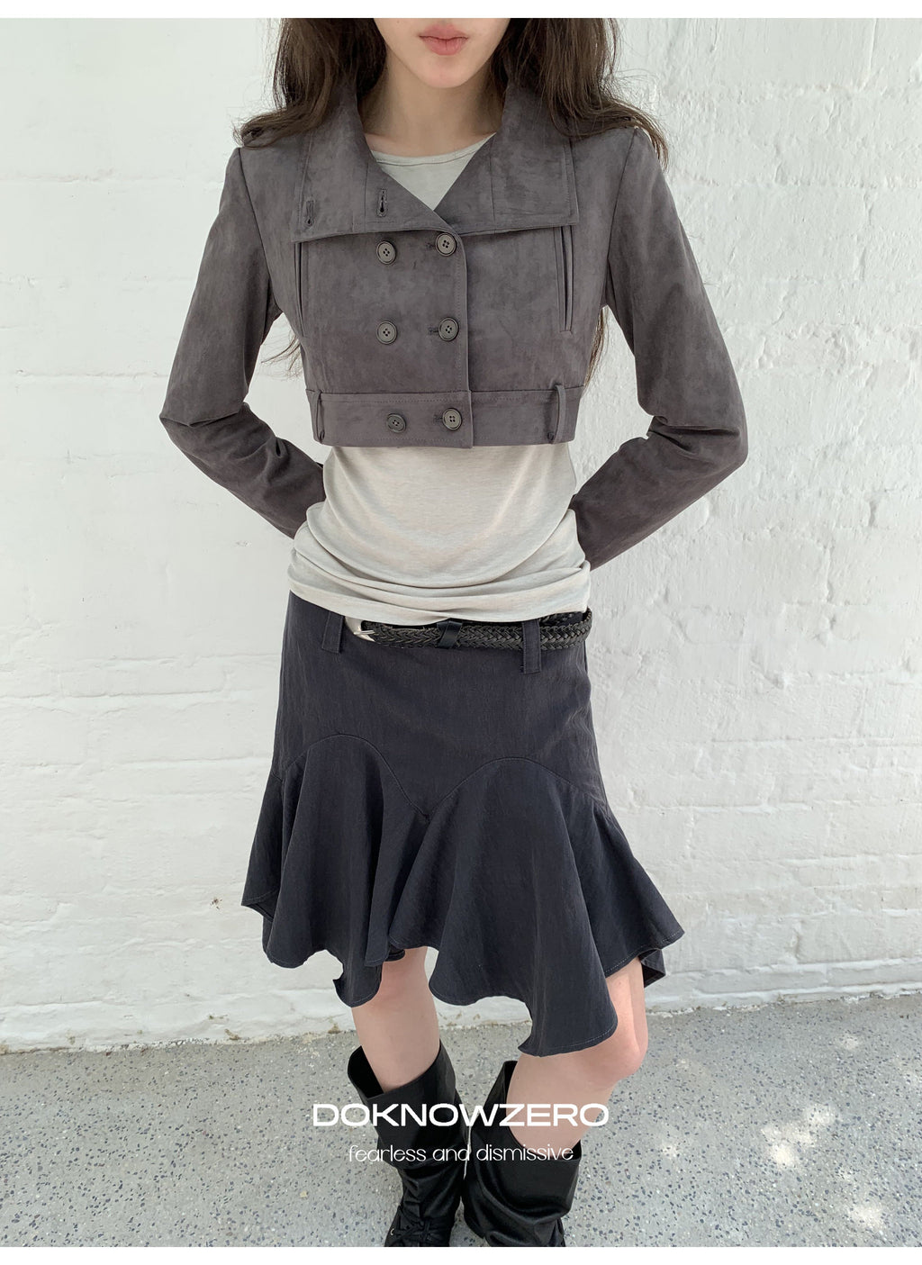 Asymmetry Flare Skirt