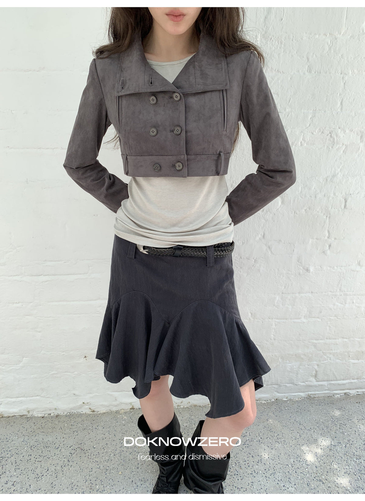 Asymmetry Flare Skirt