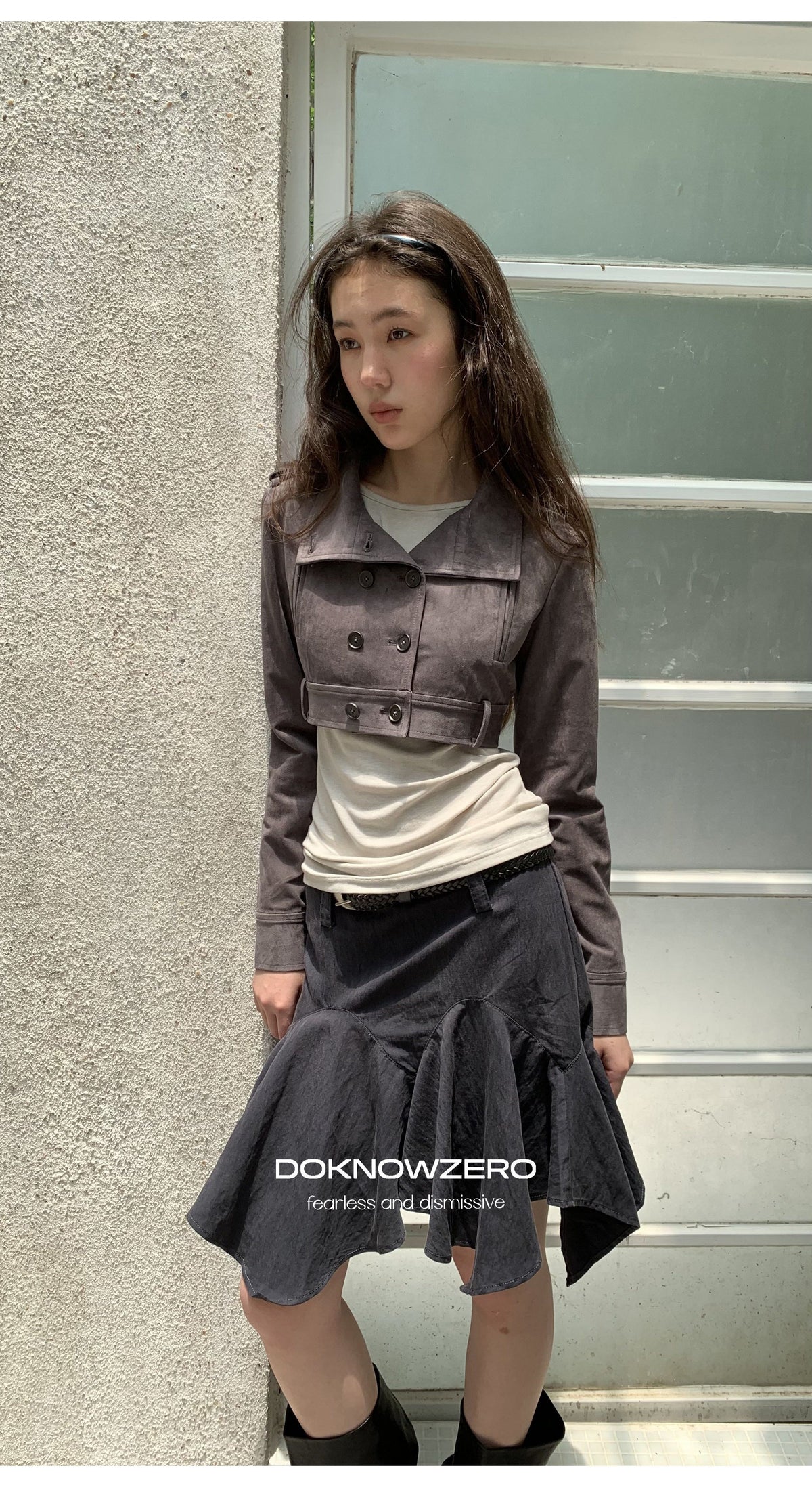 Asymmetry Flare Skirt