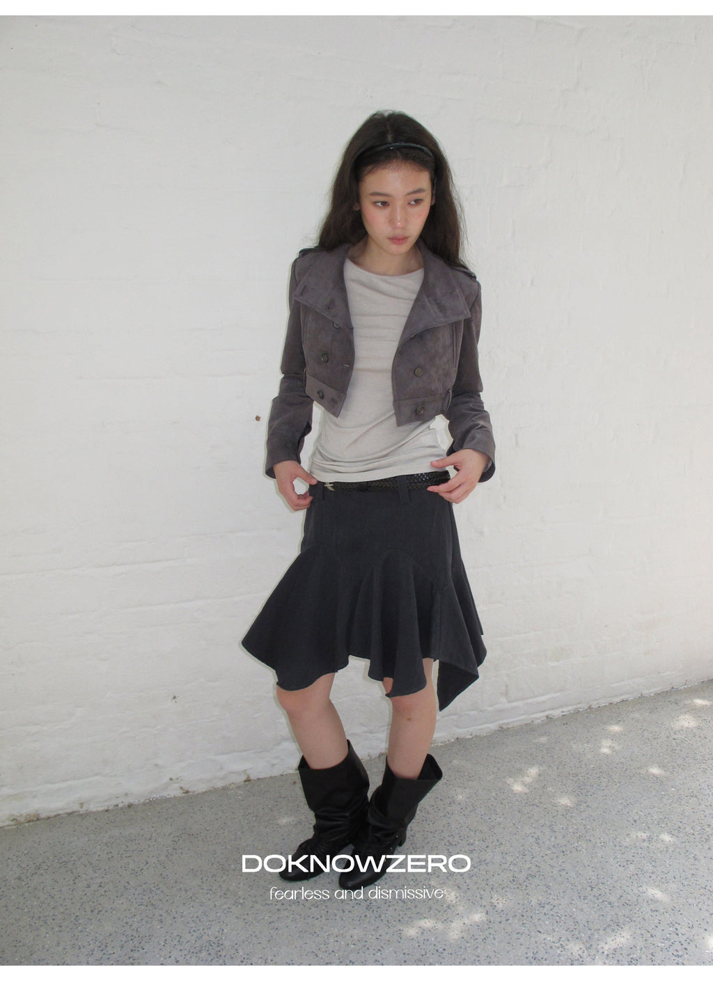 Asymmetry Flare Skirt