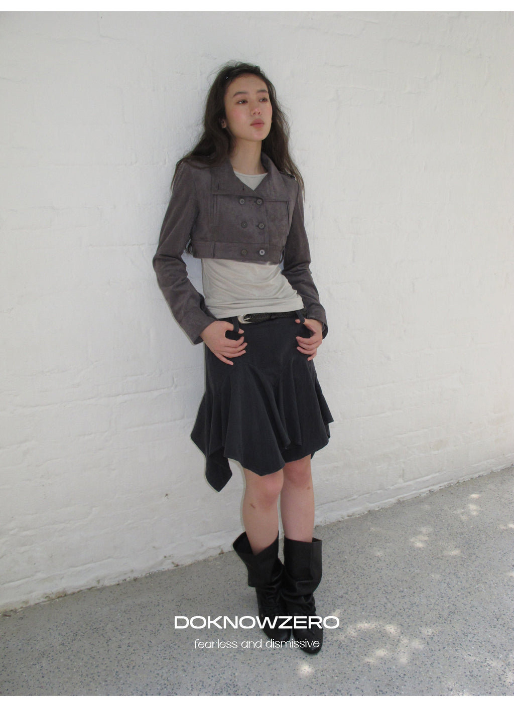 Asymmetry Flare Skirt