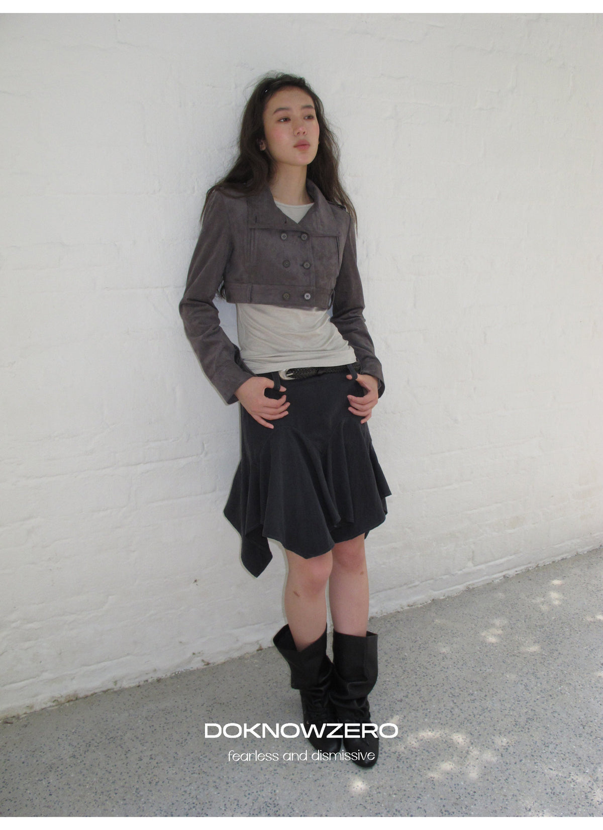Asymmetry Flare Skirt