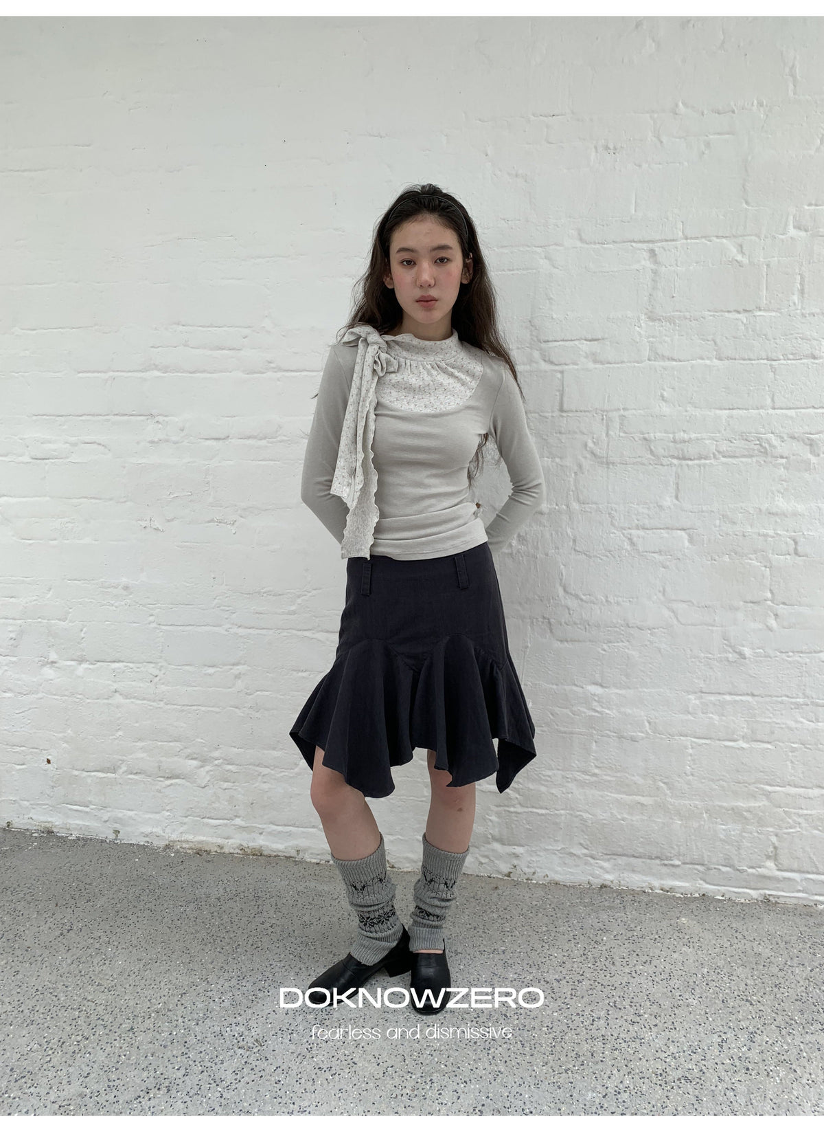 Asymmetry Flare Skirt