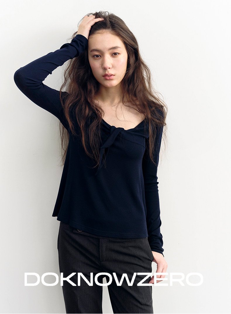 Knot Front Sculpted Top