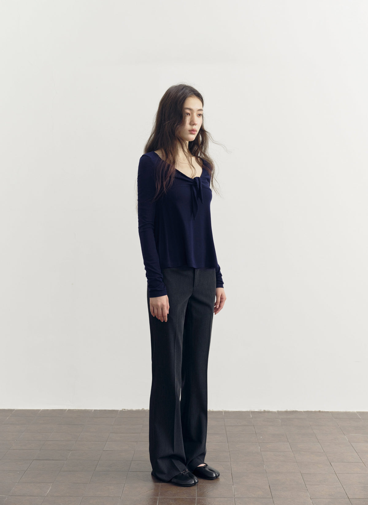 Knot Front Sculpted Top