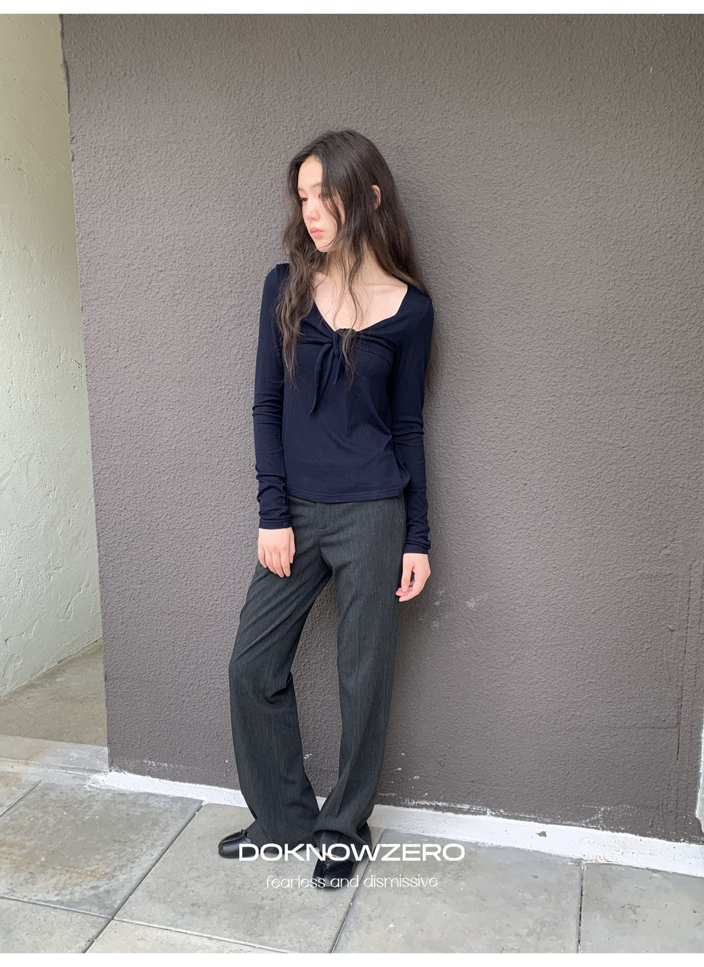 Knot Front Sculpted Top