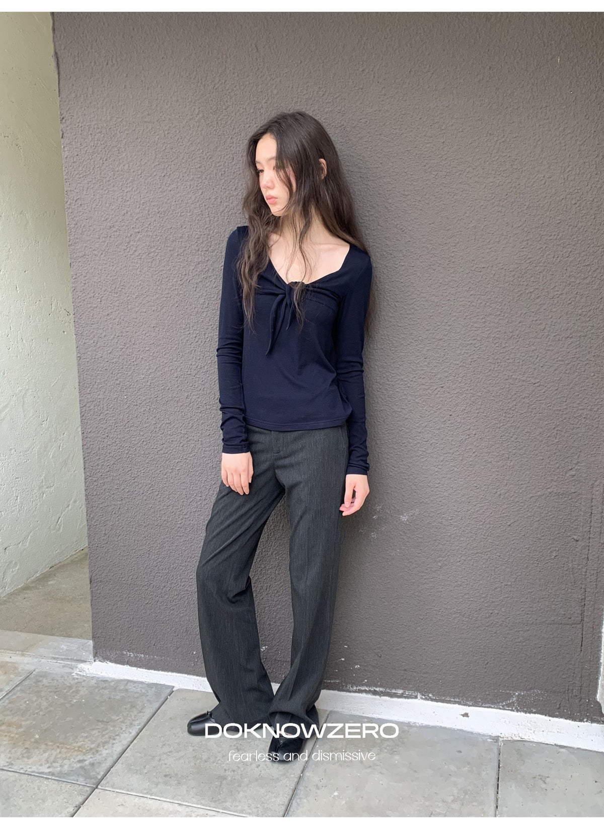 Knot Front Sculpted Top