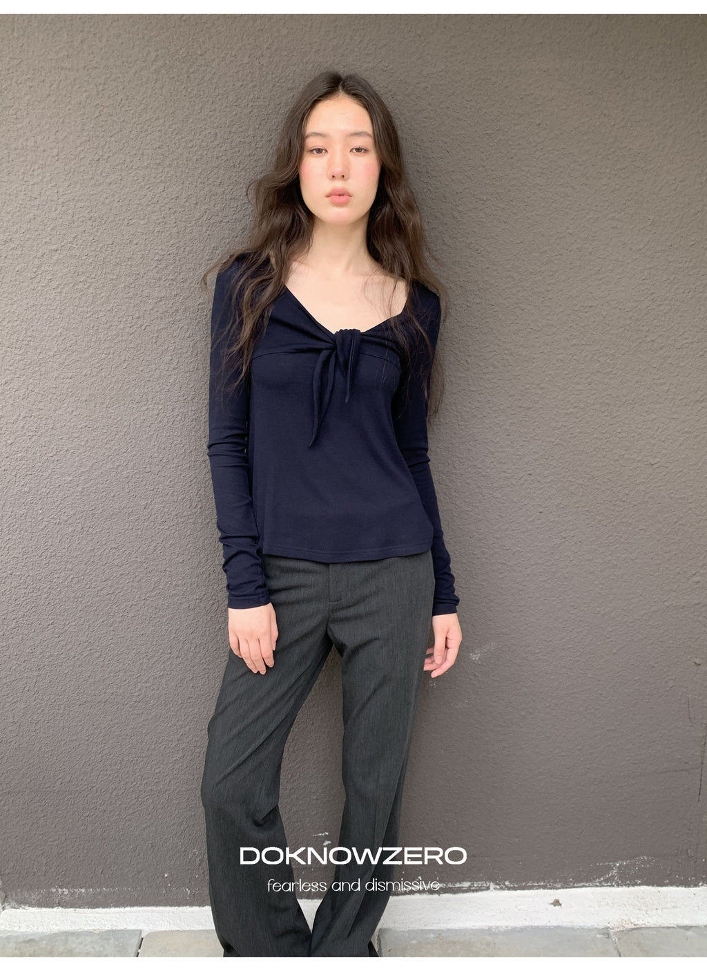 Knot Front Sculpted Top